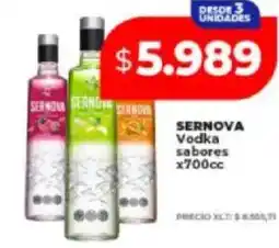 Supermayorista Vital Sernova vodka sabores oferta