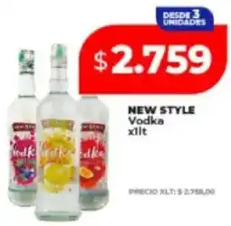 Supermayorista Vital New style vodka oferta