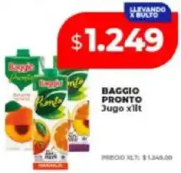 Supermayorista Vital Baggio pronto jugo oferta