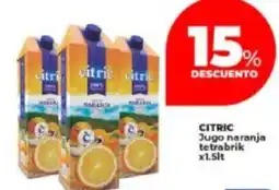 Supermayorista Vital Citric jugo naranja tetrabrik oferta