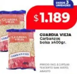 Supermayorista Vital Guardia vieja garbanzos bolsa oferta