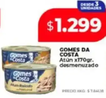 Supermayorista Vital Gomes da costa atún oferta