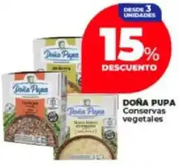 Supermayorista Vital Doña pupa conservas vegetales oferta