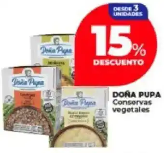 Supermayorista Vital Doña pupa conservas vegetales oferta