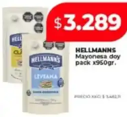 Supermayorista Vital Hellmann's mayonesa doy pack oferta