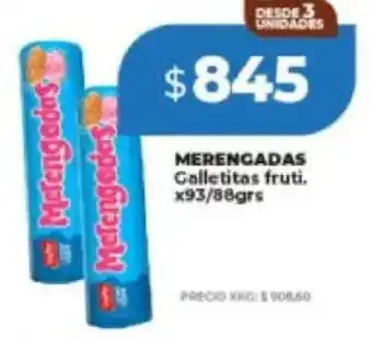 Supermayorista Vital Merengadas galletitas fruti. oferta
