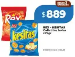 Supermayorista Vital Rex/kesitas galletitas bolsa oferta