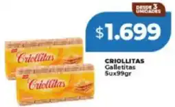 Supermayorista Vital Criollitas galletitas oferta