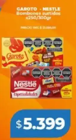 Supermayorista Vital Garoto/hestle bombones surtidos oferta