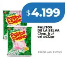 Supermayorista Vital Palitos de la selva chup. fru/ vai oferta