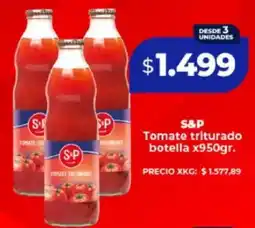 Supermayorista Vital S&p tomate triturado botella oferta