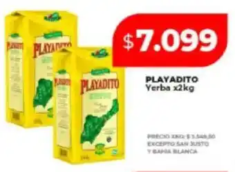 Supermayorista Vital Playadito yerba oferta