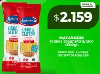 Supermayorista Vital Matarazzo fideos spaghetti s/tacc oferta
