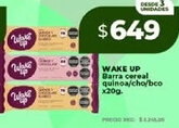 Supermayorista Vital Wake up barra cereal quinoa/cho/bco oferta