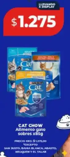 Supermayorista Vital Cat chow alimento gato sobres oferta
