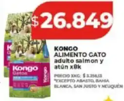 Supermayorista Vital Kongo alimento gato adulto salmon y atún oferta