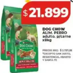 Supermayorista Vital Dog chow alim. perro adulto. p/carne oferta