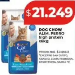 Supermayorista Vital Dog chow alim. perro high protein oferta