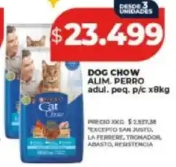 Supermayorista Vital Dog chow alim. perro adul. peq. p/c oferta