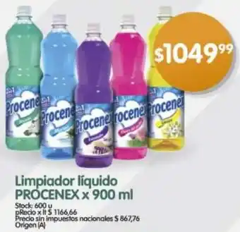 Supermercados Buenos Días Procenex limpiador líquido oferta
