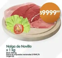Supermercados Buenos Días Nalga de novillo oferta
