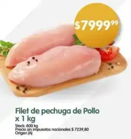 Supermercados Buenos Días Filet de pechuga de pollo oferta