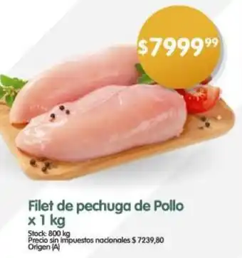 Supermercados Buenos Días Filet de pechuga de pollo oferta