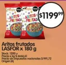 Supermercados Buenos Días Lasfor aritos frutados oferta
