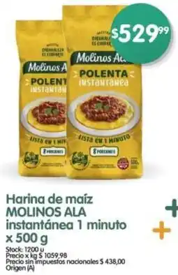 Supermercados Buenos Días Molinos ala harina de maíz instantánea oferta