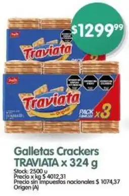 Supermercados Buenos Días Traviata galletas crackers oferta