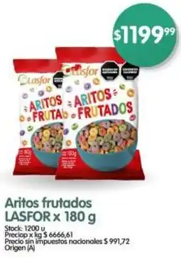 Supermercados Buenos Días Lasfor aritos frutados oferta