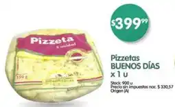 Supermercados Buenos Días Buenos días pizzetas oferta