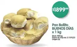 Supermercados Buenos Días Buenos días pan bollito oferta