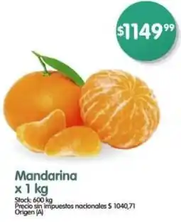 Supermercados Buenos Días Mandarina oferta