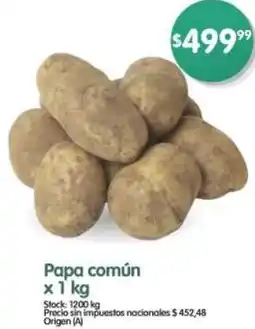 Supermercados Buenos Días Papa común oferta