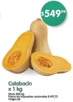 Supermercados Buenos Días Calabacín oferta