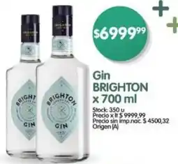Supermercados Buenos Días Brighton gin oferta