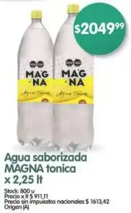 Supermercados Buenos Días Magna agua saborizada tonica oferta