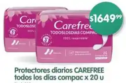 Supermercados Buenos Días Carefree protectores diarios oferta