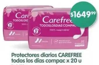 Supermercados Buenos Días Carefree protectores diarios oferta