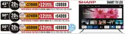 Coto Sharp smart tv led 43" oferta