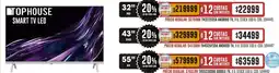 Coto Tophouse smart tv led 32" oferta