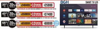 Coto BGH smart tv led 32" oferta