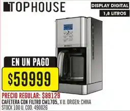 Coto Tophouse cafetera con filtro oferta