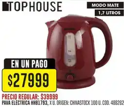 Coto Tophouse pava eléctrica oferta