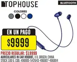 Coto Tophouse auriculares in ear H968BT oferta