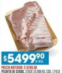 Coto Pechito de cerdo oferta