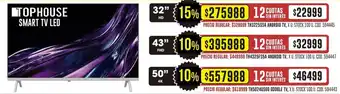 Coto Tophouse smart tv led 32" oferta