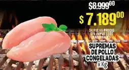 Makro Supremas de pollo congeladas oferta