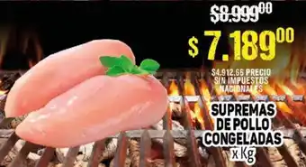 Makro Supremas de pollo congeladas oferta